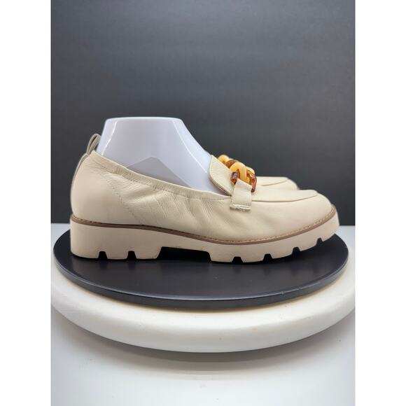Vionic Charm Cynthia Womens Size 8 Wide Loafers Cream Slip On Comfort Shoes - Picture 7 of 13